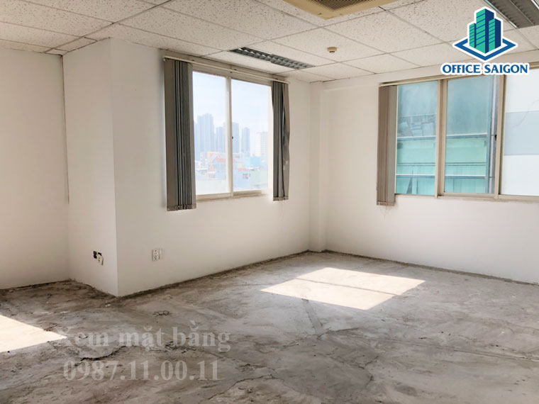 View một góc diện tích 80m2 tại Coalimex building