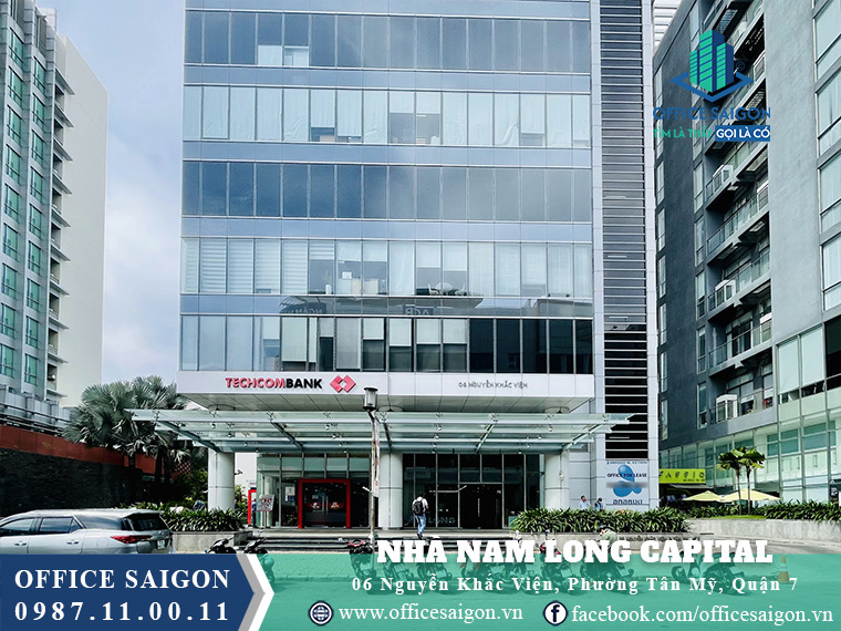 Mặt tiền toà nhà Nam Long Capital Nguyễn Khắc Viện